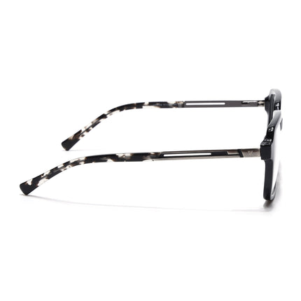 Voyage Apex Shine Black Square Eyeglasses for Men & Women - MG5361-C2