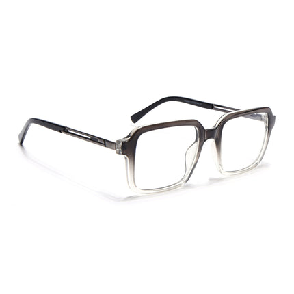Voyage Apex Black & Transparent Square Eyeglasses for Men & Women - MG5362-C3