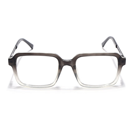 Voyage Apex Black & Transparent Square Eyeglasses for Men & Women - MG5362-C3
