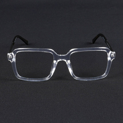Voyage Apex Transparent Square Eyeglasses for Men & Women - MG5363-C4
