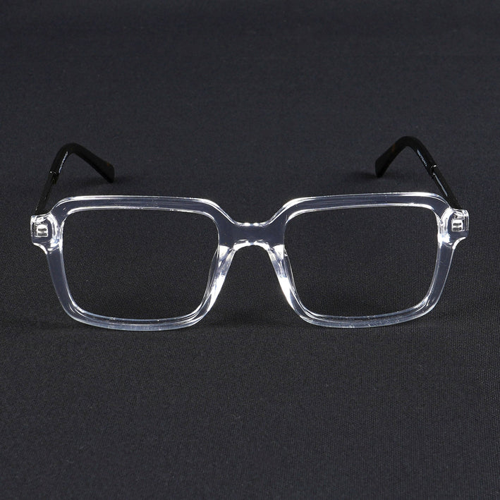 Voyage Apex Transparent Square Eyeglasses for Men & Women - MG5363-C4