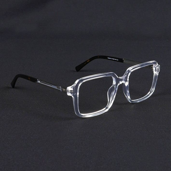 Voyage Apex Transparent Square Eyeglasses for Men & Women - MG5363-C4