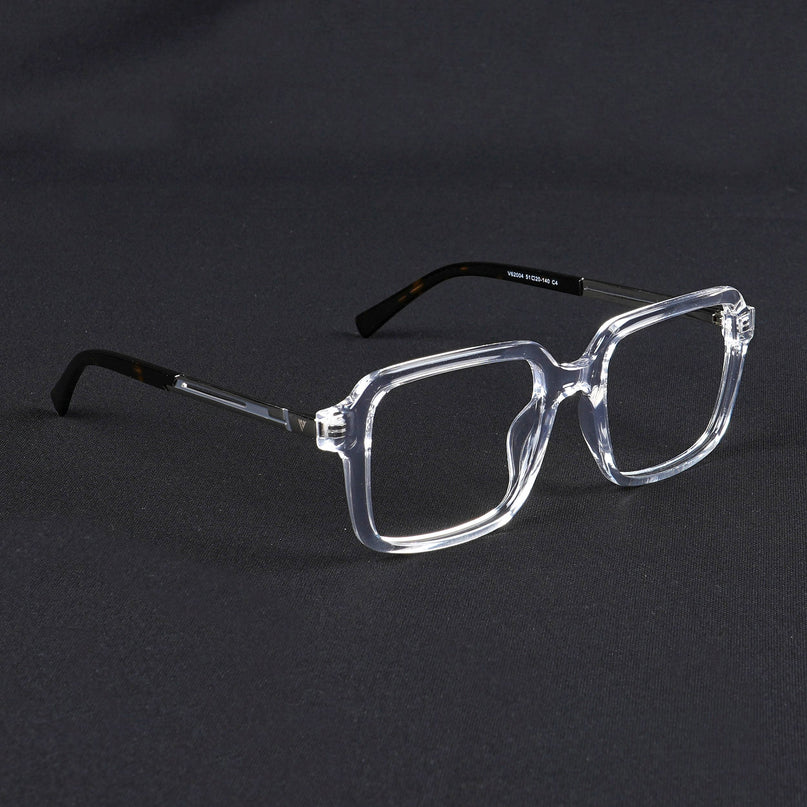 Voyage Apex Transparent Square Eyeglasses for Men & Women - MG5363-C4