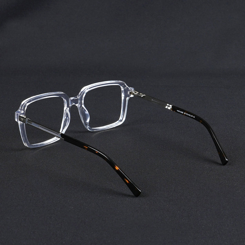 Voyage Apex Transparent Square Eyeglasses for Men & Women - MG5363-C4
