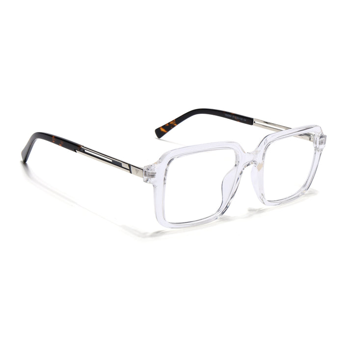 Voyage Apex Transparent Square Eyeglasses for Men & Women - MG5363-C4