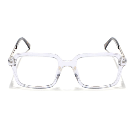 Voyage Apex Transparent Square Eyeglasses for Men & Women - MG5363-C4