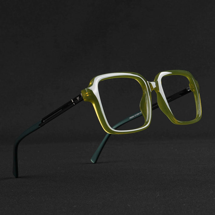 Voyage Apex Green Square Eyeglasses for Men & Women - MG5365-C6