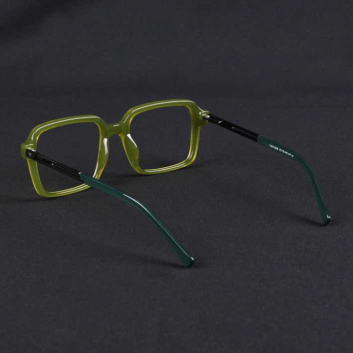 Voyage Apex Green Square Eyeglasses for Men & Women - MG5365-C6