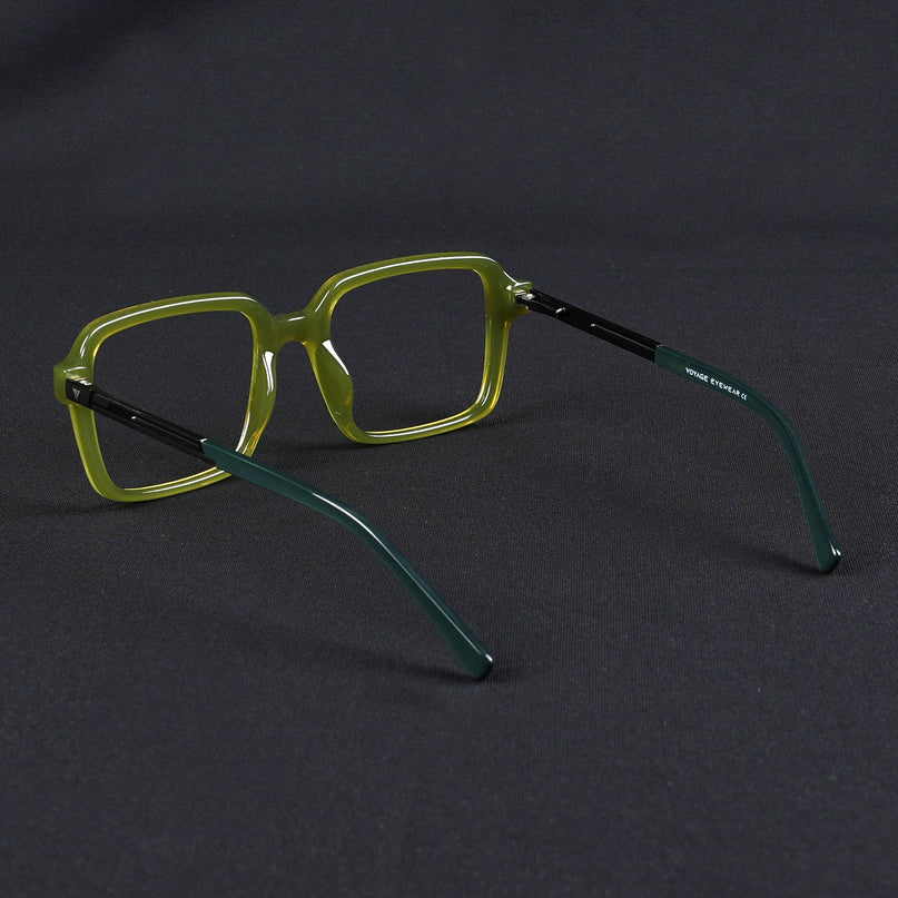 Voyage Apex Green Square Eyeglasses for Men & Women - MG5365-C6
