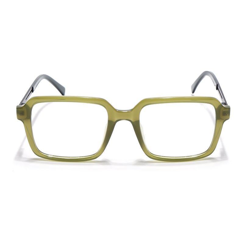 Voyage Apex Green Square Eyeglasses for Men & Women - MG5365-C6