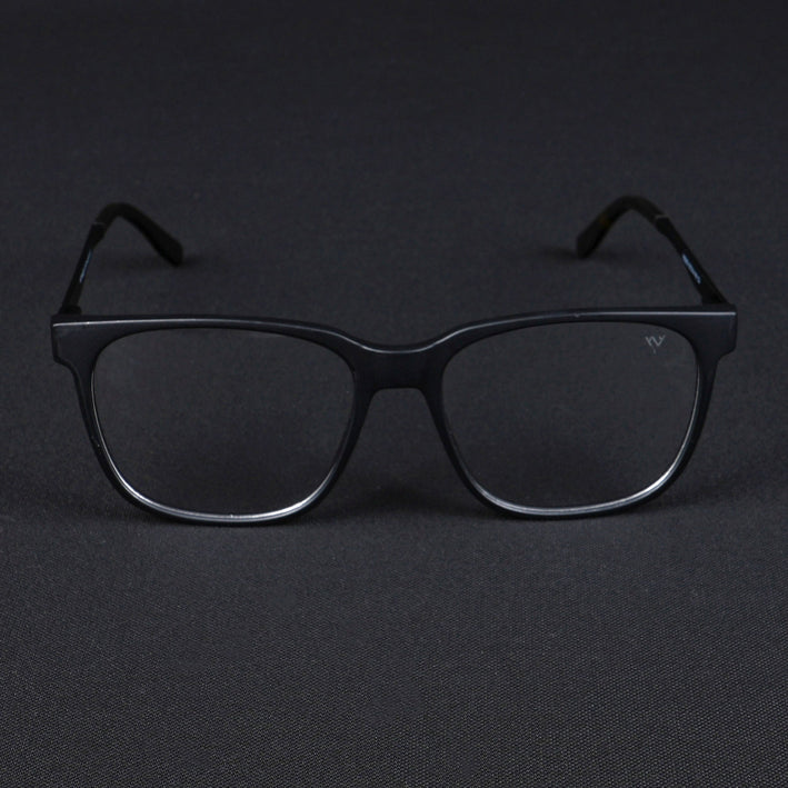 Voyage Apex Matt Black Square Eyeglasses for Men & Women - MG5366-C1