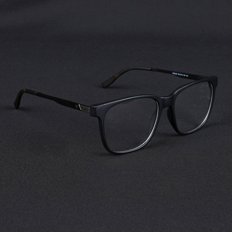 Voyage Apex Matt Black Square Eyeglasses for Men & Women - MG5366-C1