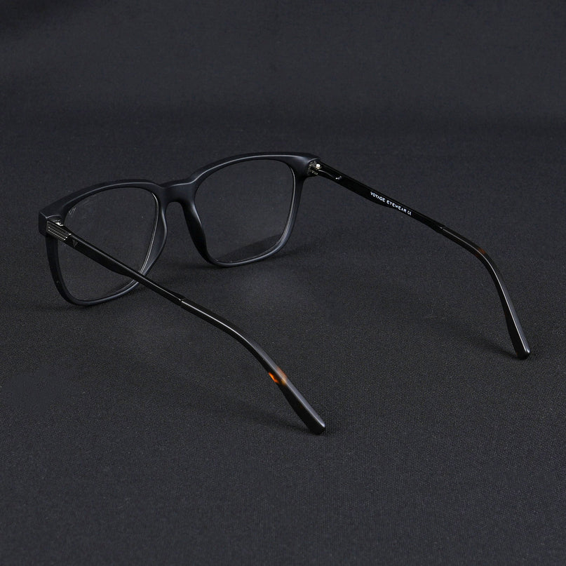 Voyage Apex Matt Black Square Eyeglasses for Men & Women - MG5366-C1