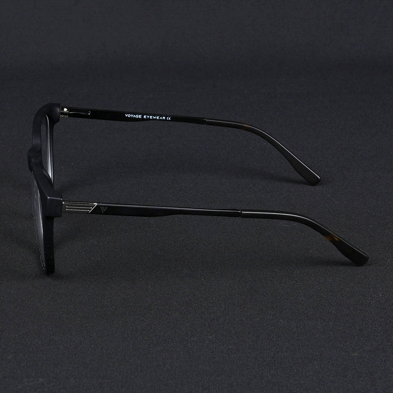 Voyage Apex Matt Black Square Eyeglasses for Men & Women - MG5366-C1