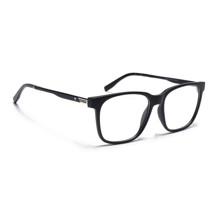 Voyage Apex Matt Black Square Eyeglasses for Men & Women - MG5366-C1
