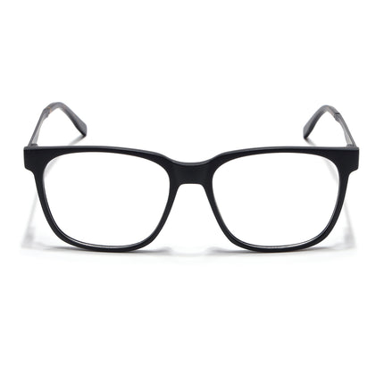 Voyage Apex Matt Black Square Eyeglasses for Men & Women - MG5366-C1
