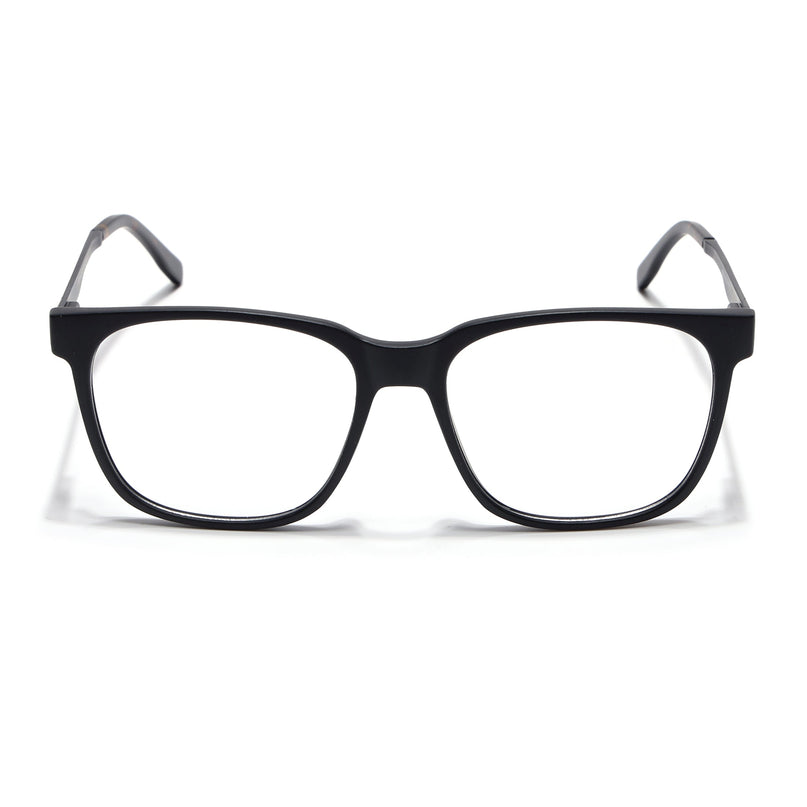 Voyage Apex Matt Black Square Eyeglasses for Men & Women - MG5366-C1