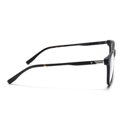 Voyage Apex Matt Black Square Eyeglasses for Men & Women - MG5366-C1