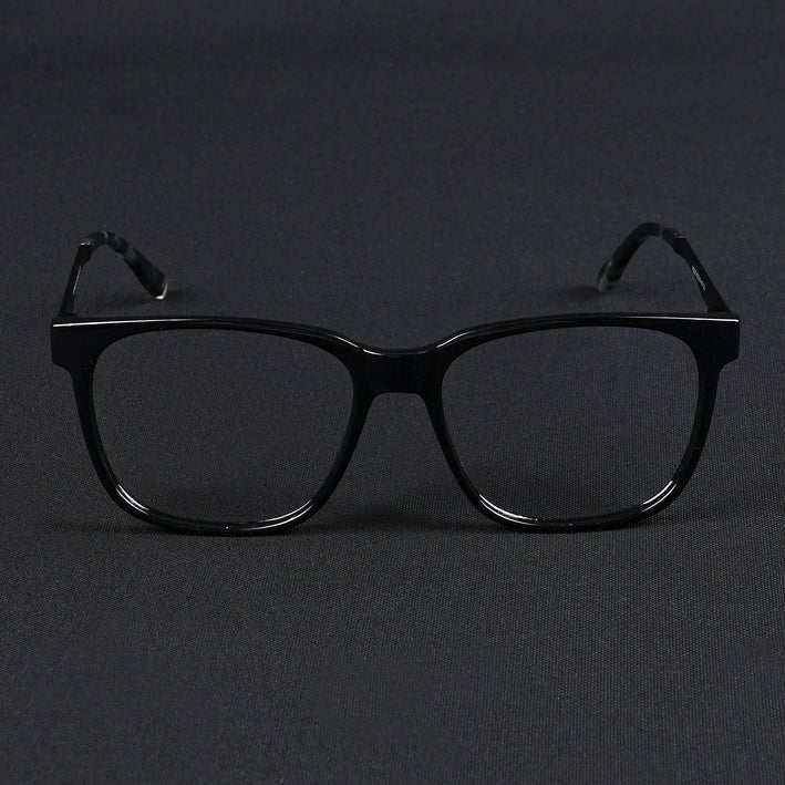 Voyage Apex Shine Black Square Eyeglasses for Men & Women - MG5367-C2