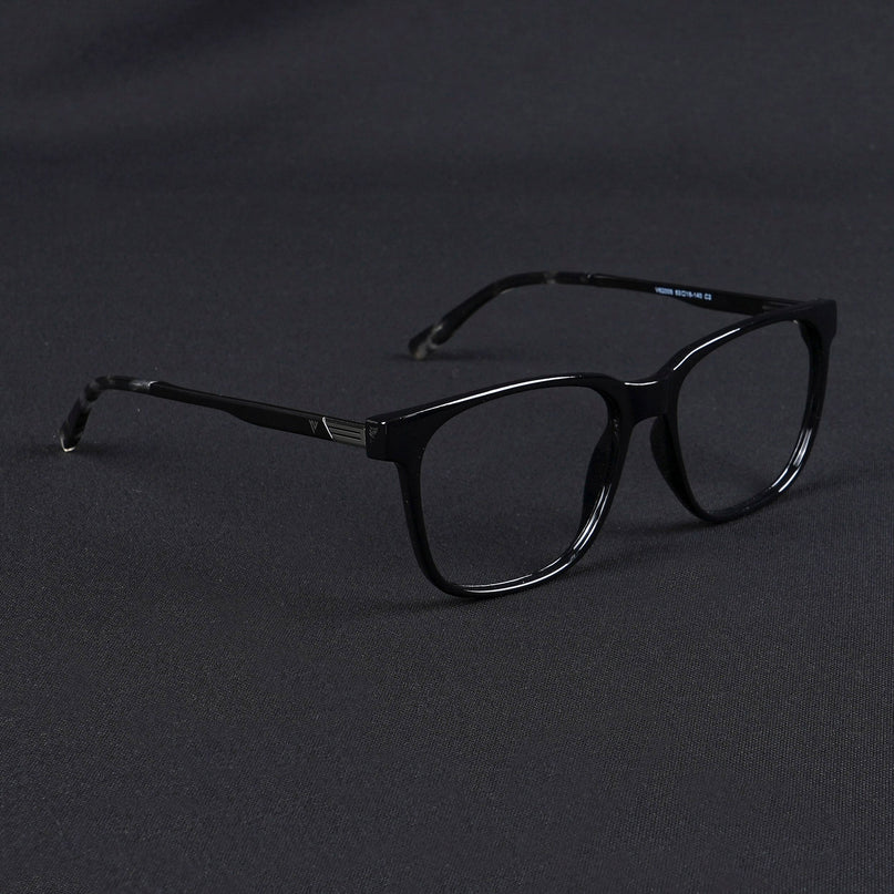 Voyage Apex Shine Black Square Eyeglasses for Men & Women - MG5367-C2