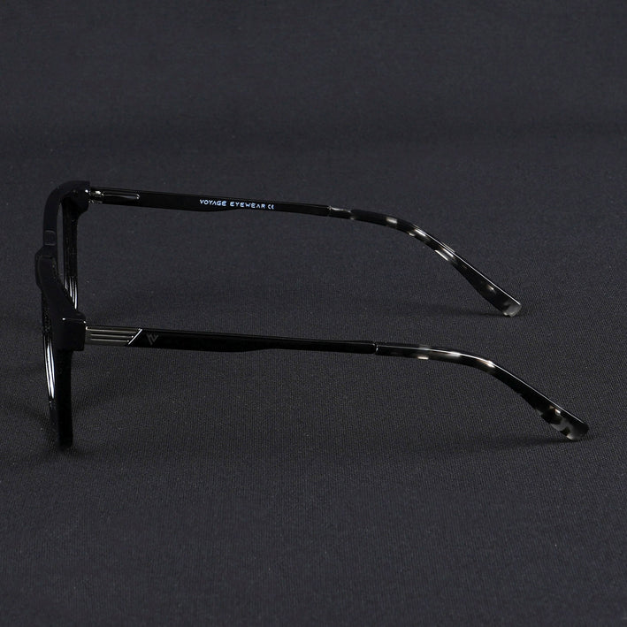 Voyage Apex Shine Black Square Eyeglasses for Men & Women - MG5367-C2
