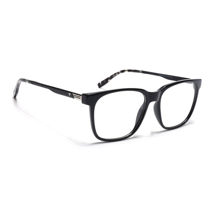 Voyage Apex Shine Black Square Eyeglasses for Men & Women - MG5367-C2