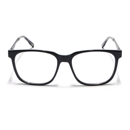 Voyage Apex Shine Black Square Eyeglasses for Men & Women - MG5367-C2
