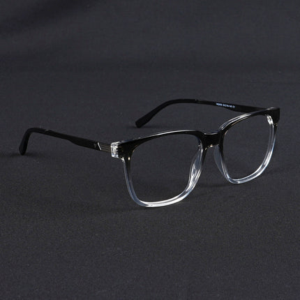 Voyage Apex Black & Transparent Square Eyeglasses for Men & Women - MG5368-C3