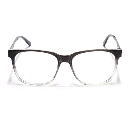 Voyage Apex Black & Transparent Square Eyeglasses for Men & Women - MG5368-C3