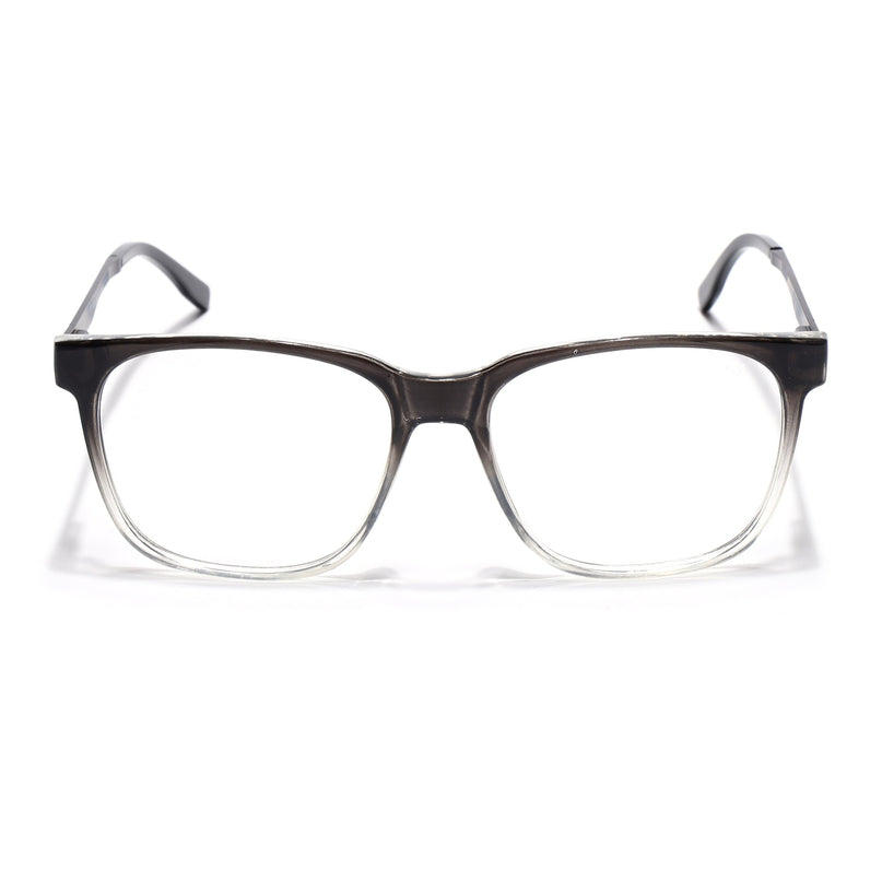 Voyage Apex Black & Transparent Square Eyeglasses for Men & Women - MG5368-C3