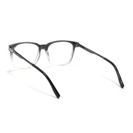 Voyage Apex Black & Transparent Square Eyeglasses for Men & Women - MG5368-C3