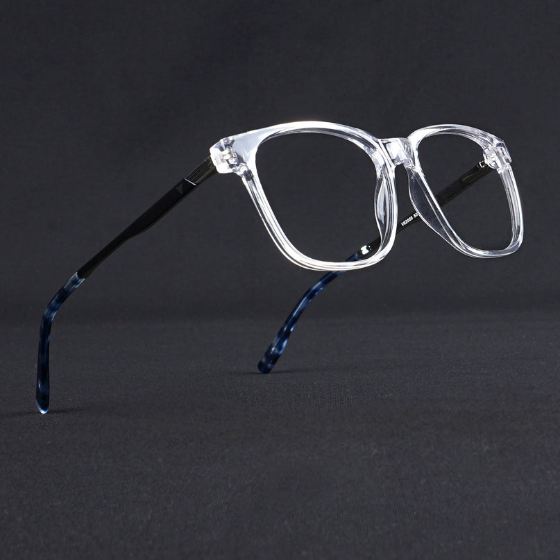 Voyage Apex Transparent Square Eyeglasses for Men & Women - MG5369-C4