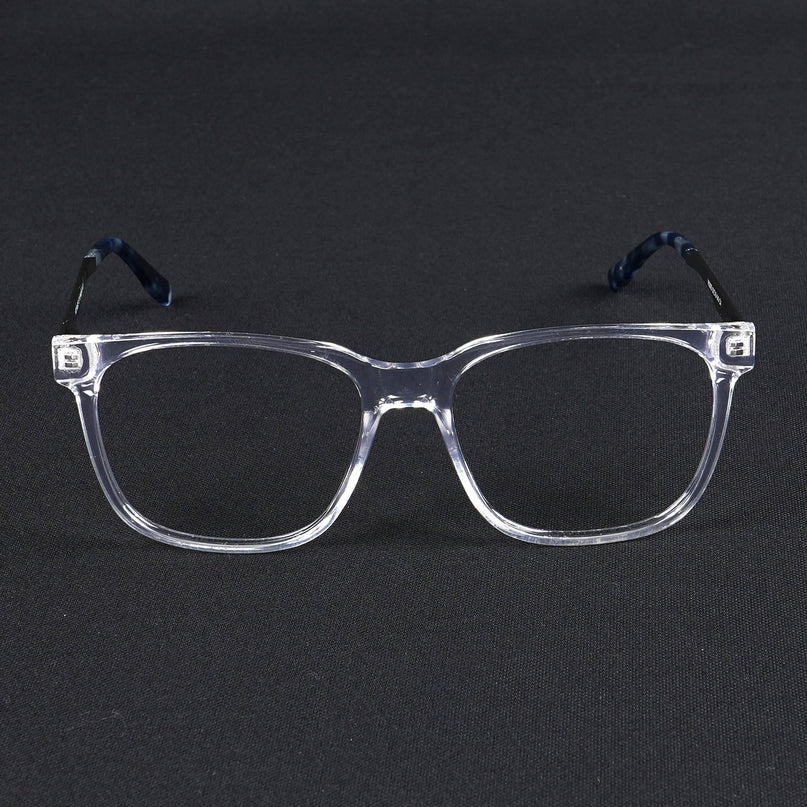 Voyage Apex Transparent Square Eyeglasses for Men & Women - MG5369-C4
