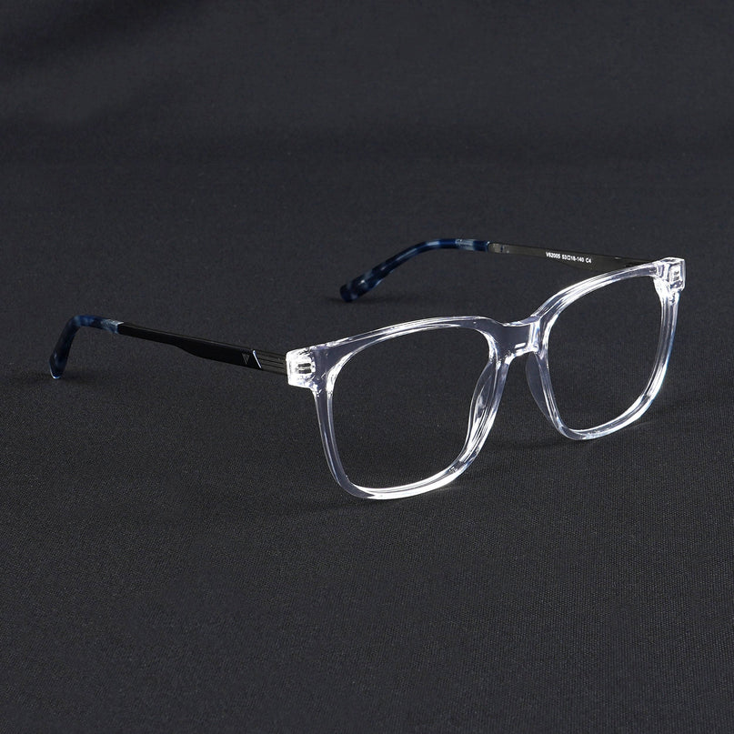 Voyage Apex Transparent Square Eyeglasses for Men & Women - MG5369-C4