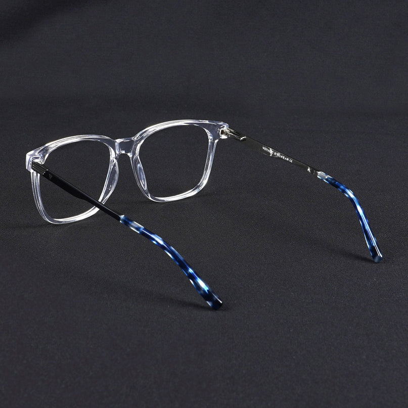 Voyage Apex Transparent Square Eyeglasses for Men & Women - MG5369-C4