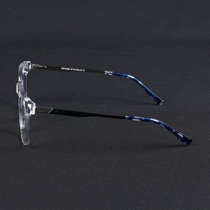 Voyage Apex Transparent Square Eyeglasses for Men & Women - MG5369-C4