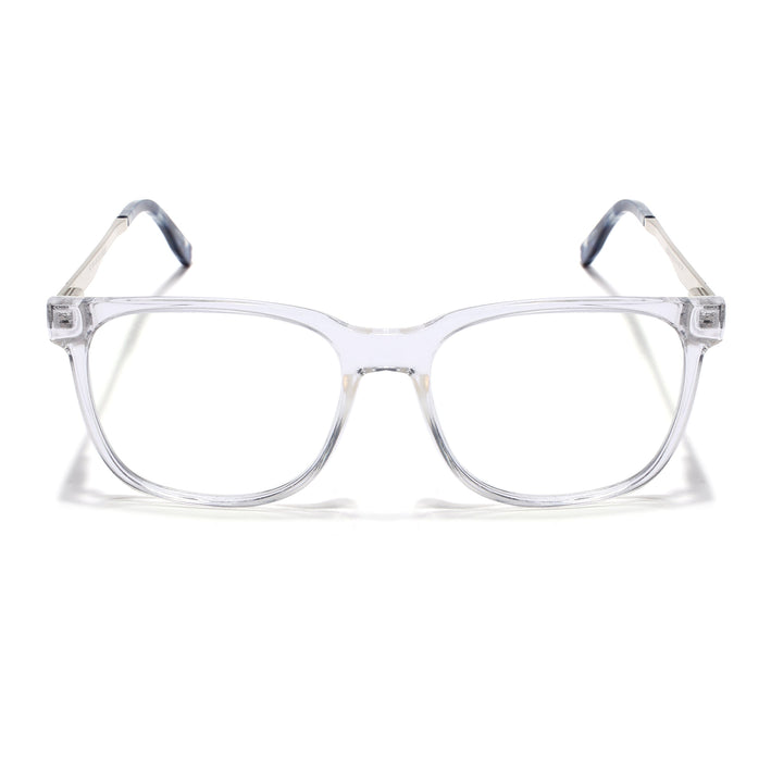 Voyage Apex Transparent Square Eyeglasses for Men & Women - MG5369-C4
