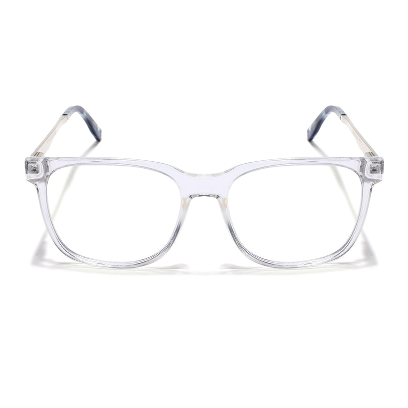 Voyage Apex Transparent Square Eyeglasses for Men & Women - MG5369-C4