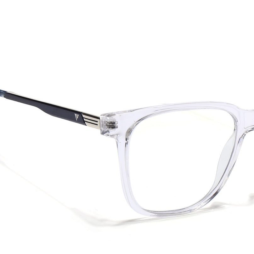 Voyage Apex Transparent Square Eyeglasses for Men & Women - MG5369-C4