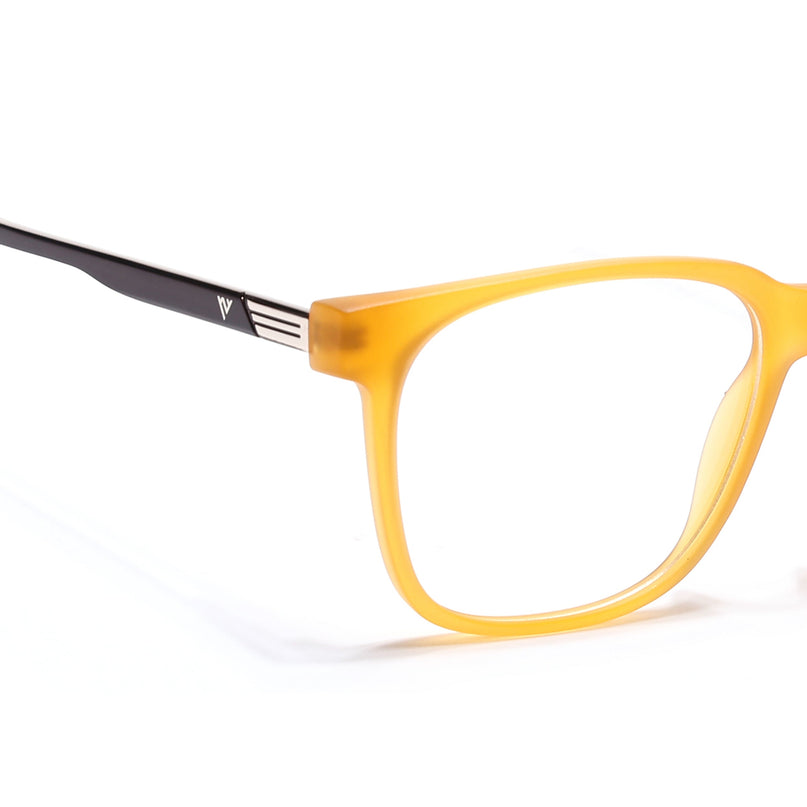 Voyage Apex Orange Square Eyeglasses for Men & Women - MG5370-C5