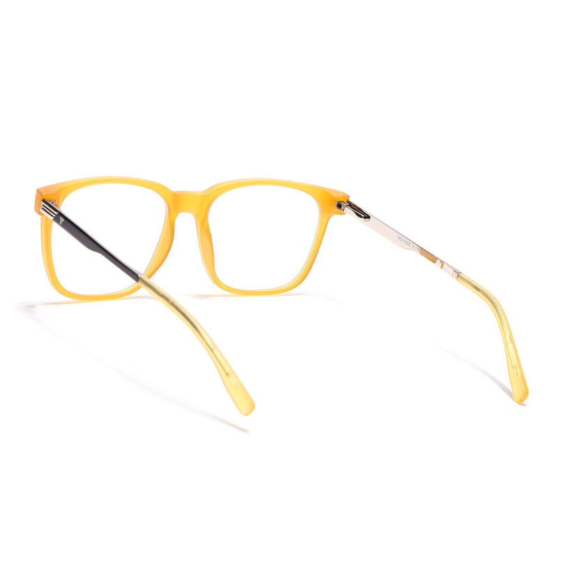 Voyage Apex Orange Square Eyeglasses for Men & Women - MG5370-C5
