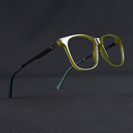 Voyage Apex Green Square Eyeglasses for Men & Women - MG5371-C6