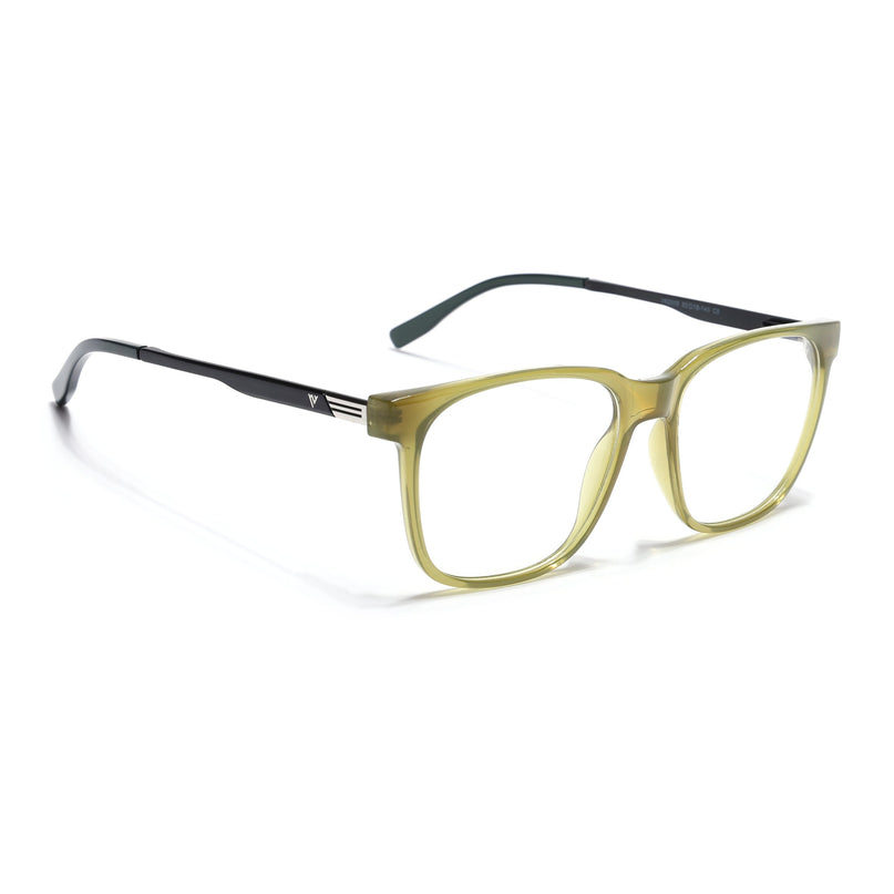 Voyage Apex Green Square Eyeglasses for Men & Women - MG5371-C6