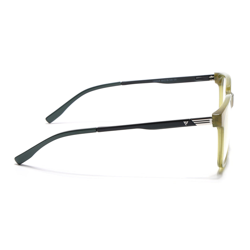 Voyage Apex Green Square Eyeglasses for Men & Women - MG5371-C6