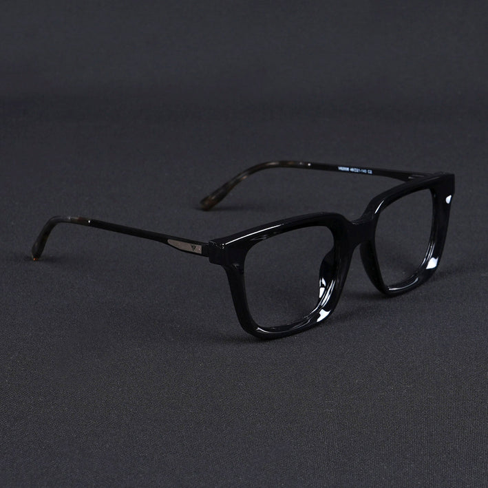 Voyage Apex Shine Black Square Eyeglasses for Women - MG5372-C1