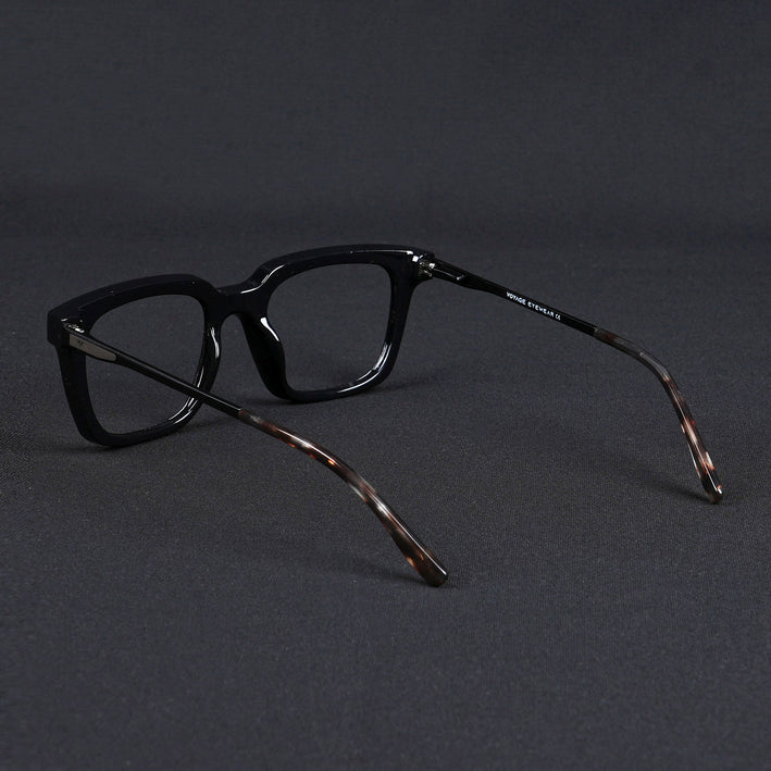 Voyage Apex Shine Black Square Eyeglasses for Women - MG5372-C1