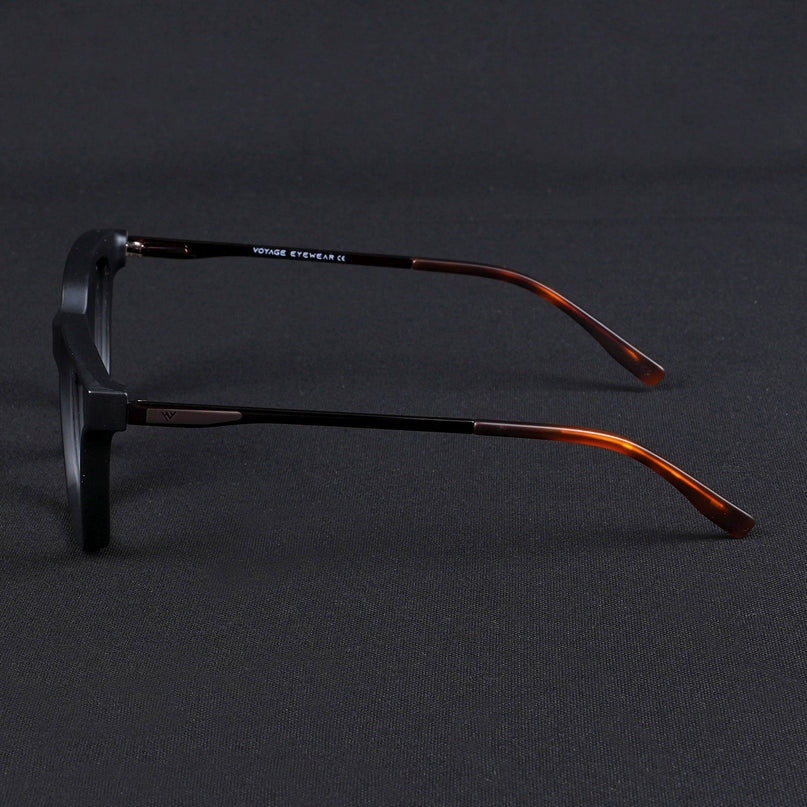 Voyage Apex Matt Black Square Eyeglasses for Women - MG5373-C2