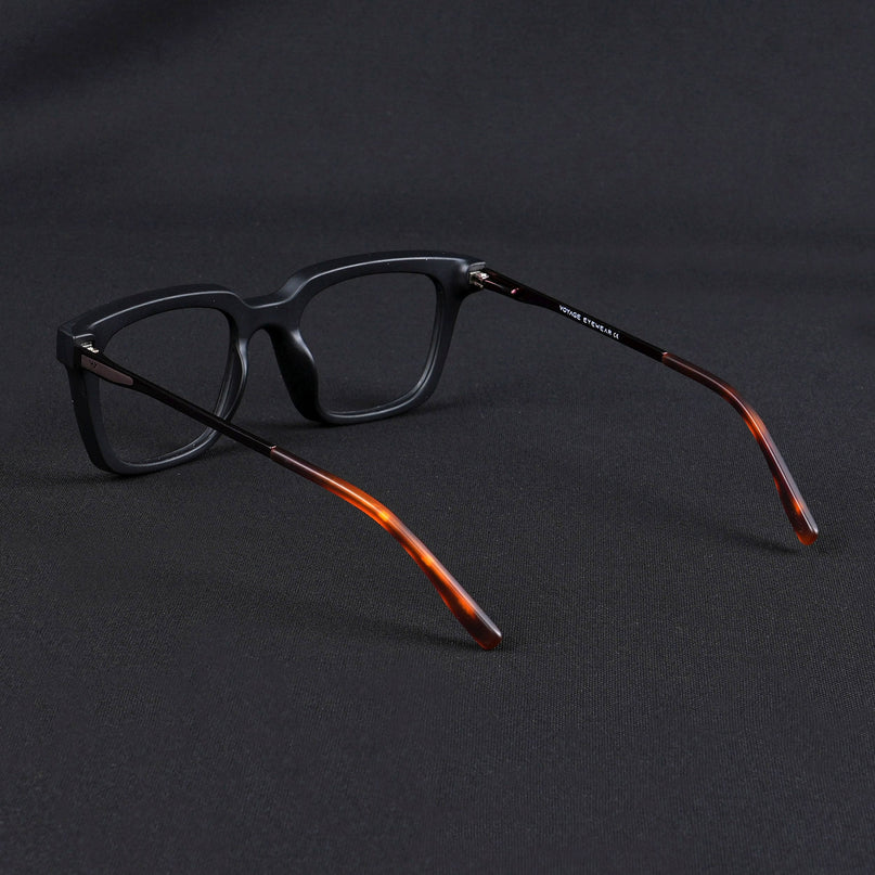 Voyage Apex Matt Black Square Eyeglasses for Women - MG5373-C2