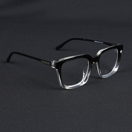 Voyage Apex Black & Transparent Square Eyeglasses for Women - MG5374-C3