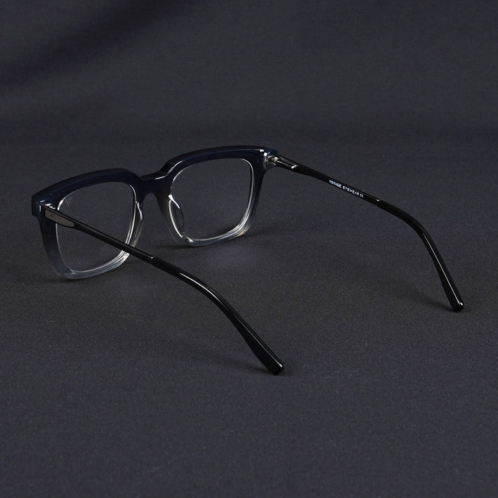 Voyage Apex Black & Transparent Square Eyeglasses for Women - MG5374-C3